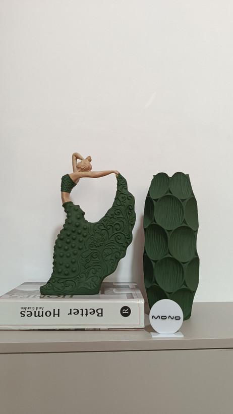 مجسمه دکوری دختر رقصنده پلی استر