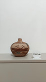 گلدان دکوراتیو رومیزی سفالی طرح سنتی دستساز
