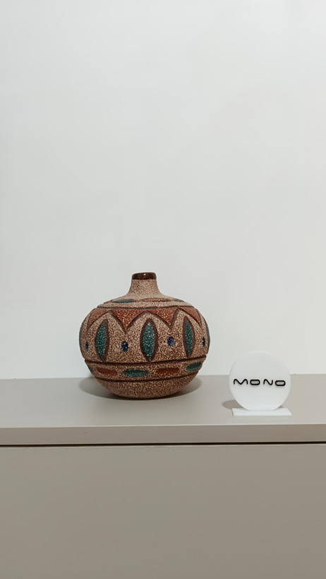 گلدان دکوراتیو رومیزی سفالی طرح سنتی دستساز
